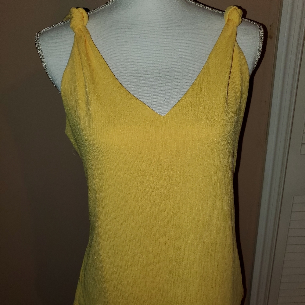 NEW Ann Taylor Knot Shoulder Tank Shell Sz M